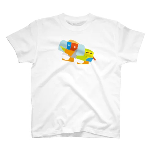 puzoozle - elephant - スタンダードTシャツ