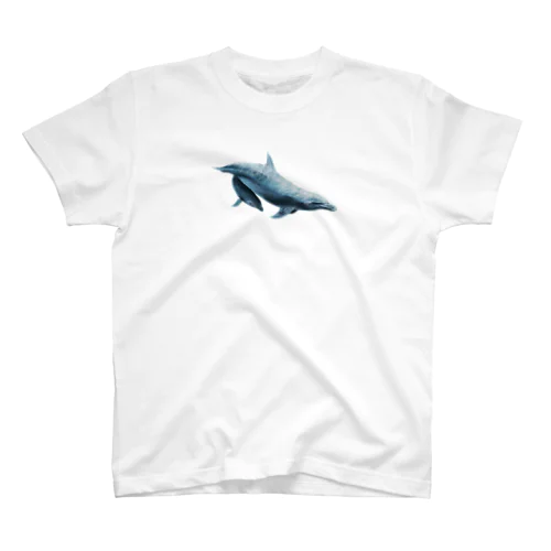 イルカ の親子 スタンダードTシャツ