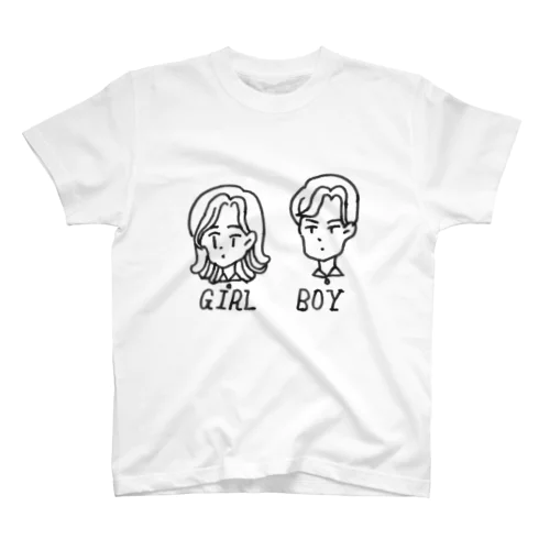 GIRL BOY スタンダードTシャツ