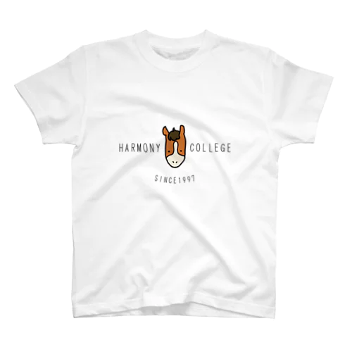 HARMONYCOLLEGE(黒） Regular Fit T-Shirt