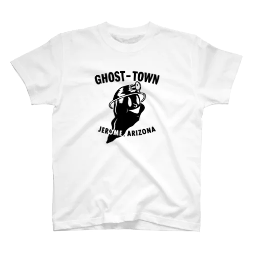 GHOST TOWN_BLK Regular Fit T-Shirt