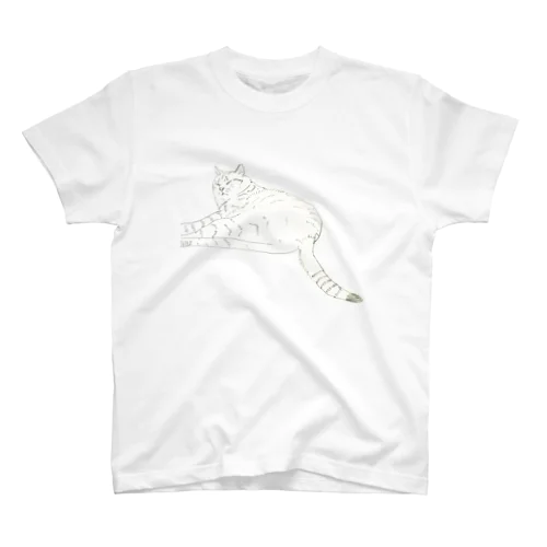 眠い猫 Regular Fit T-Shirt