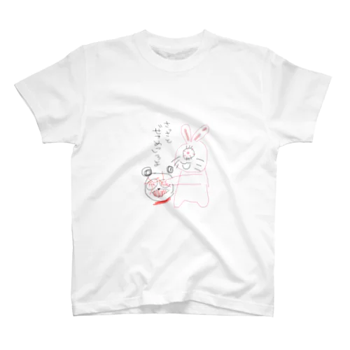 パンダとうさぎの戦い2 スタンダードTシャツ