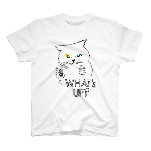 What's up? － オッドアイ Regular Fit T-Shirt