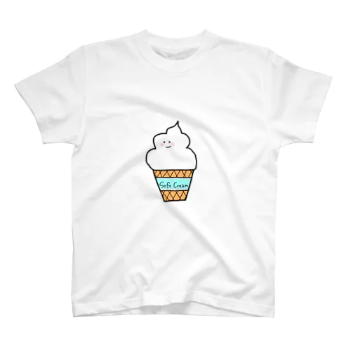 ソフトクリームくん 背景なしver. スタンダードTシャツ