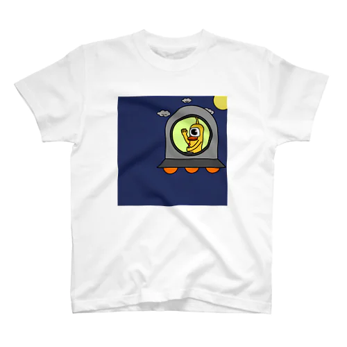 黄色い宇宙人 Regular Fit T-Shirt
