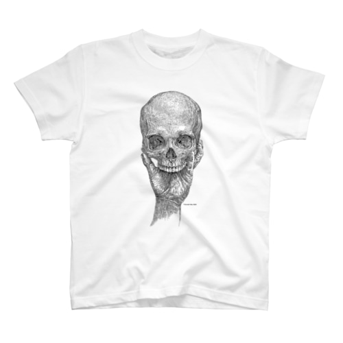 頭蓋骨と手 Regular Fit T-Shirt