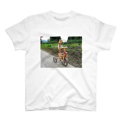 三輪車(木の人形) Regular Fit T-Shirt