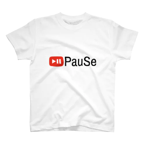 PauSe 一時停止 Regular Fit T-Shirt