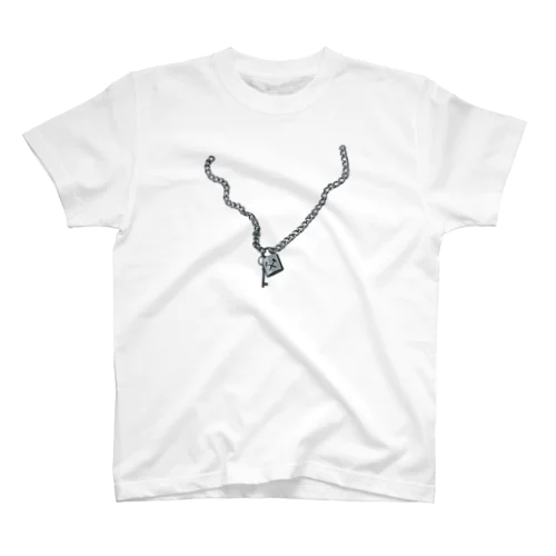 南京錠チェーン　～斧クロス～ Regular Fit T-Shirt