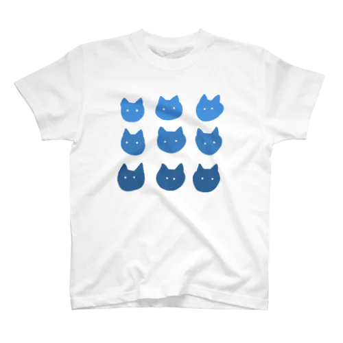 青猫グラデーション スタンダードTシャツ