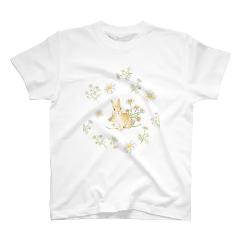 カモミールとうさぎ スタンダードTシャツ