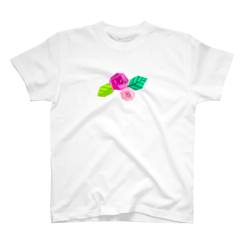 ORIGAMI バラ スタンダードTシャツ