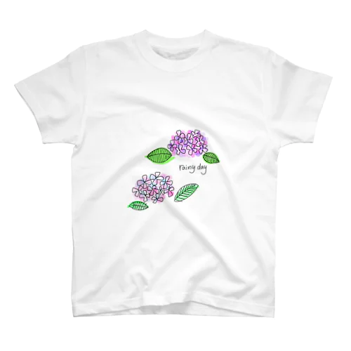 紫陽花 Regular Fit T-Shirt