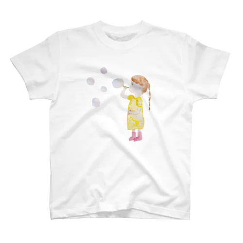 女の子としゃぼん玉 スタンダードTシャツ