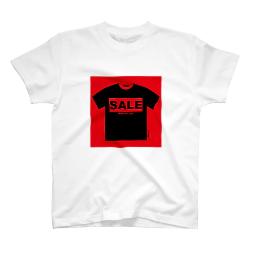 SALE MAX99%OFF T RED&BLACK スタンダードTシャツ