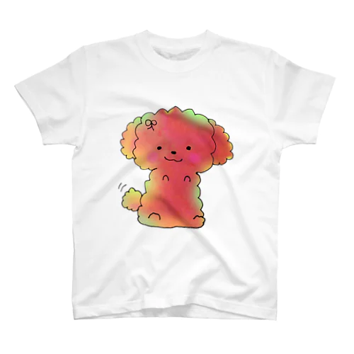 もふもふプードル スタンダードTシャツ