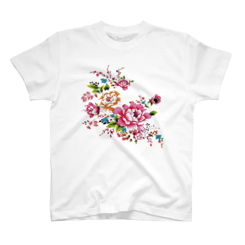 台湾花様シリーズ  Regular Fit T-Shirt