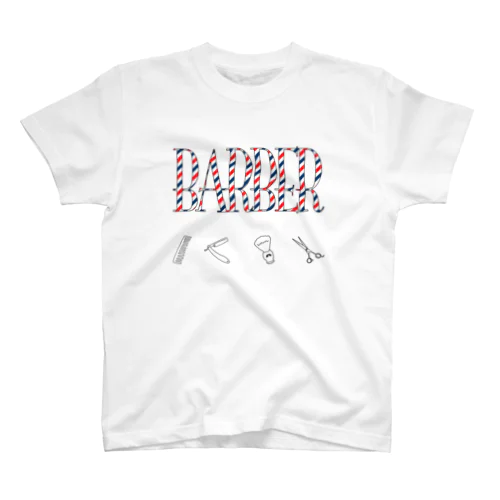 BARBER床屋Tシャツ スタンダードTシャツ