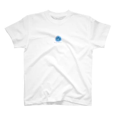 FlowerBiBi(White Regular Fit T-Shirt