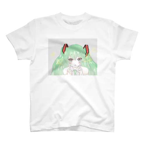 応援ミクちゃん Regular Fit T-Shirt