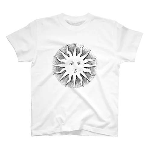 太陽（Sun）_BlackPrint スタンダードTシャツ