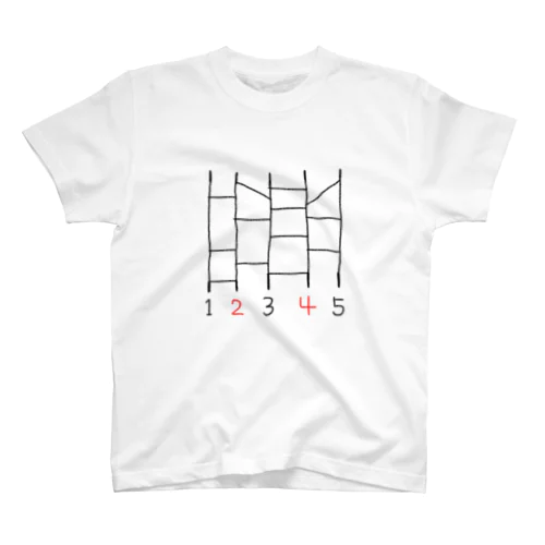 どこでもあみだくじ Regular Fit T-Shirt