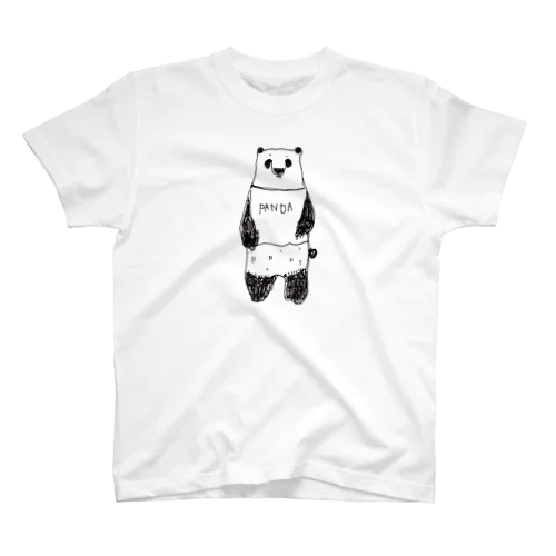 みずたま　パンダ スタンダードTシャツ