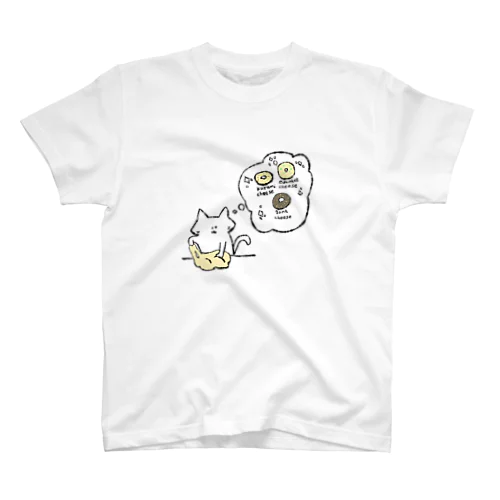 パン生地こねこネコ スタンダードTシャツ