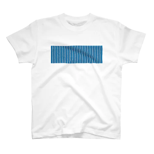 青と白の縦縞 スタンダードTシャツ