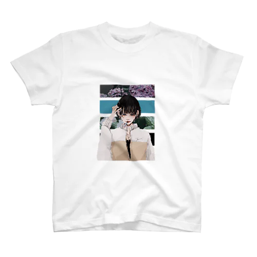 梅雨の紫陽花 Regular Fit T-Shirt