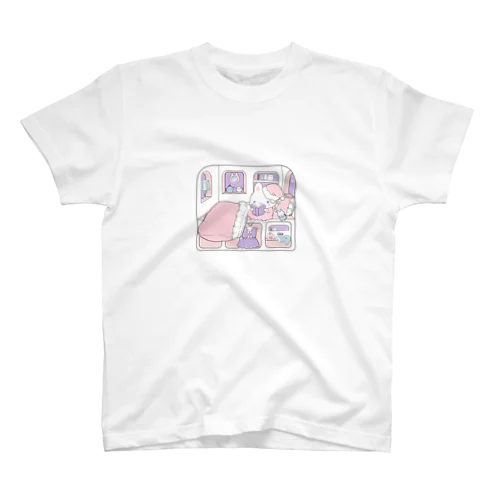 おやすみもぷうさ Regular Fit T-Shirt