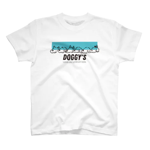 DOGGY'S ブルーver. スタンダードTシャツ