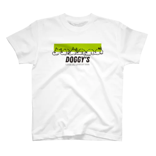 DOGGY'S グリーンver. Regular Fit T-Shirt