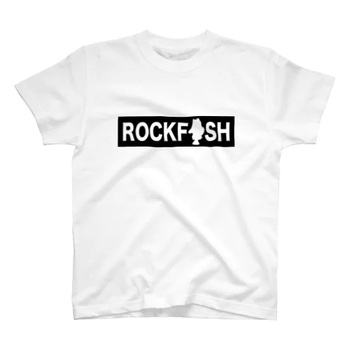 ROCKFISH Tシャツ(黒) Regular Fit T-Shirt