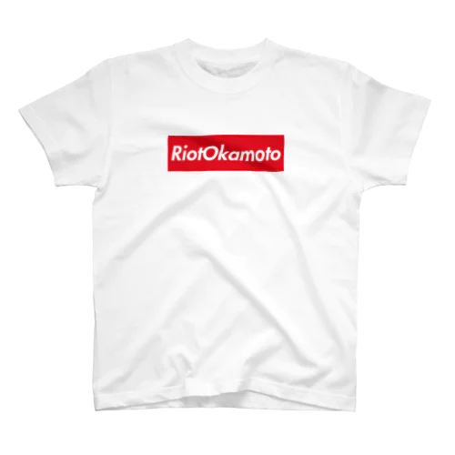 Riot岡本ボックスロゴアイテム Regular Fit T-Shirt