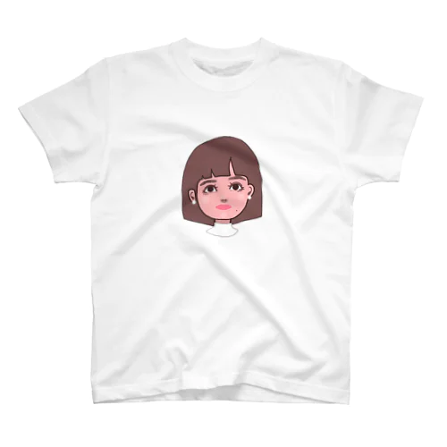 目力すごい女の子 スタンダードTシャツ