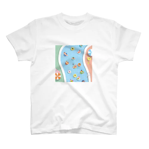 【夏T】流れるプール スタンダードTシャツ