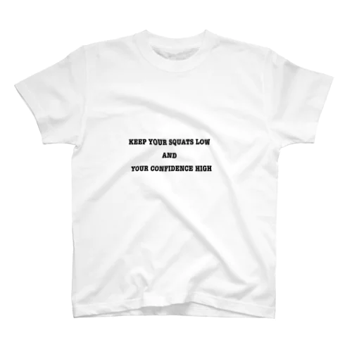 Babies do squats and have confidence  スタンダードTシャツ