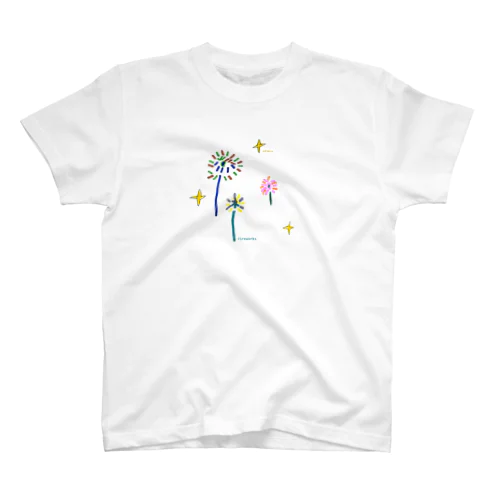 小２の絵（花火） スタンダードTシャツ