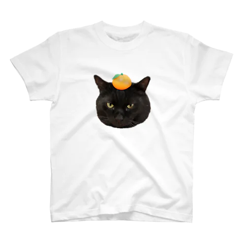 みかん黒猫ティー スタンダードTシャツ