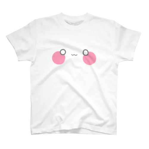 ゆる〜いうさぎの顔面 Regular Fit T-Shirt