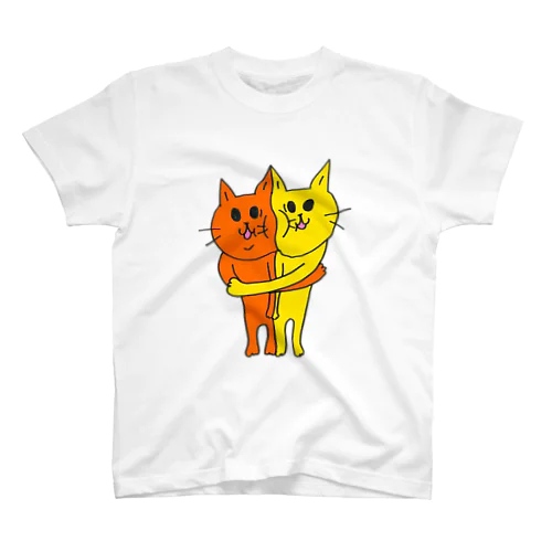 ぎゅむぎゅむねこ（カラー） スタンダードTシャツ