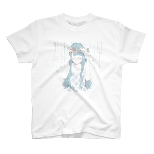 青い女の子 スタンダードTシャツ