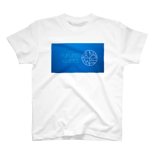 FUFUNITE blue Regular Fit T-Shirt