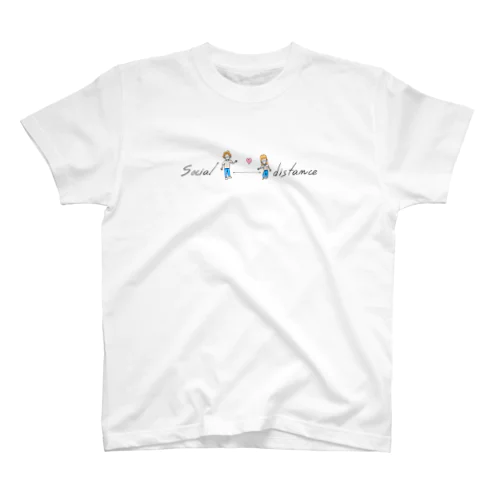 Social distance Tシャツ　CENTER BALANCE スタンダードTシャツ