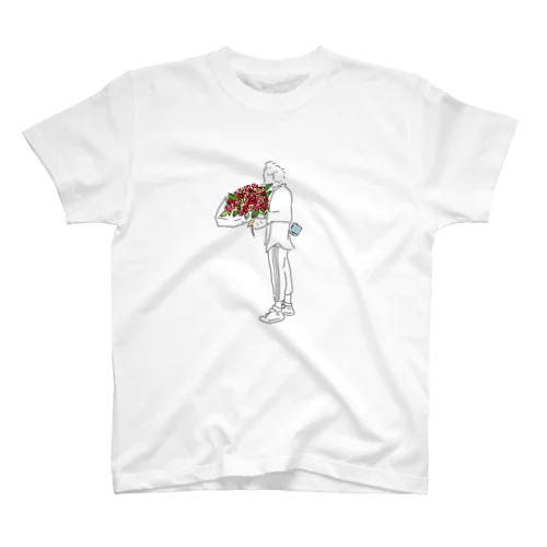 rose(red).black スタンダードTシャツ