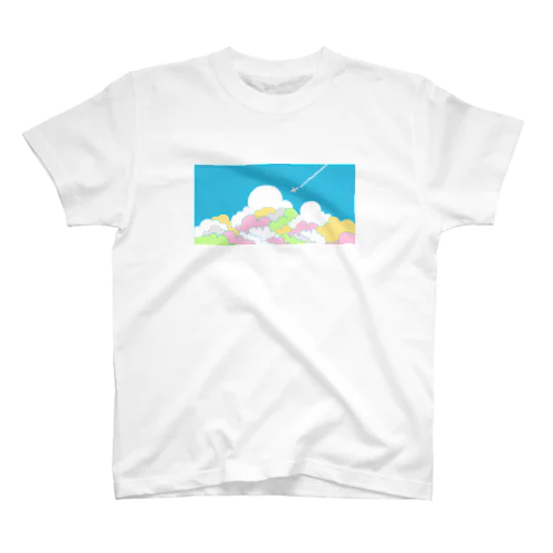 入道雲とひこうき雲 Regular Fit T-Shirt