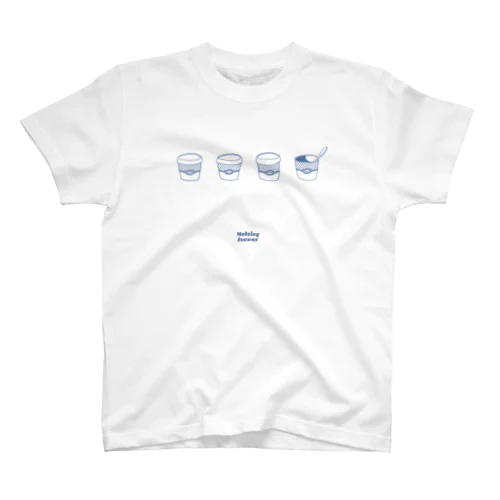 Melting Summer - Blue Regular Fit T-Shirt