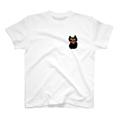 黒猫ちゃん Regular Fit T-Shirt